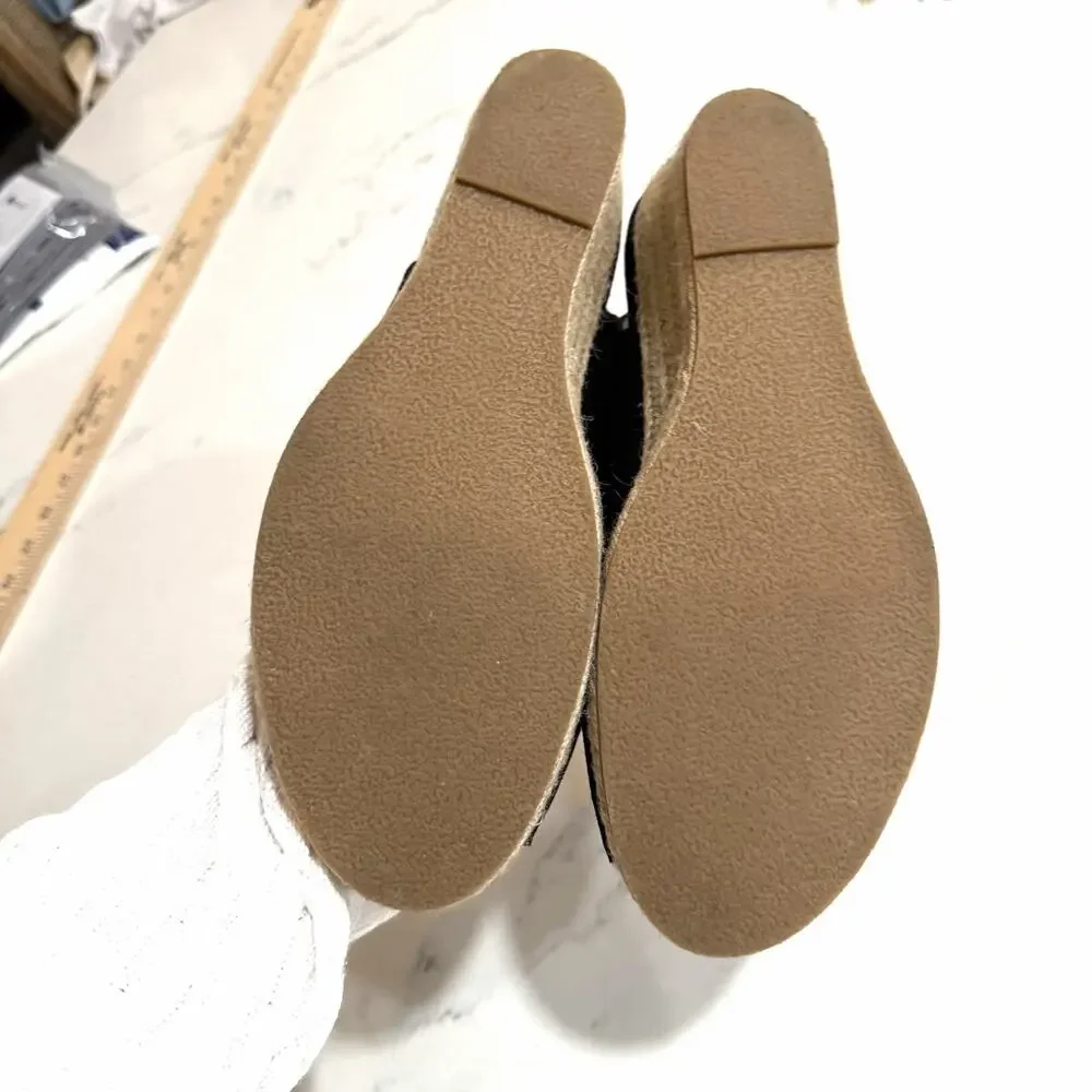 Earth Origins Size 10 Womens Thara Bermuda Sling Back Espadrille Sandal Bow